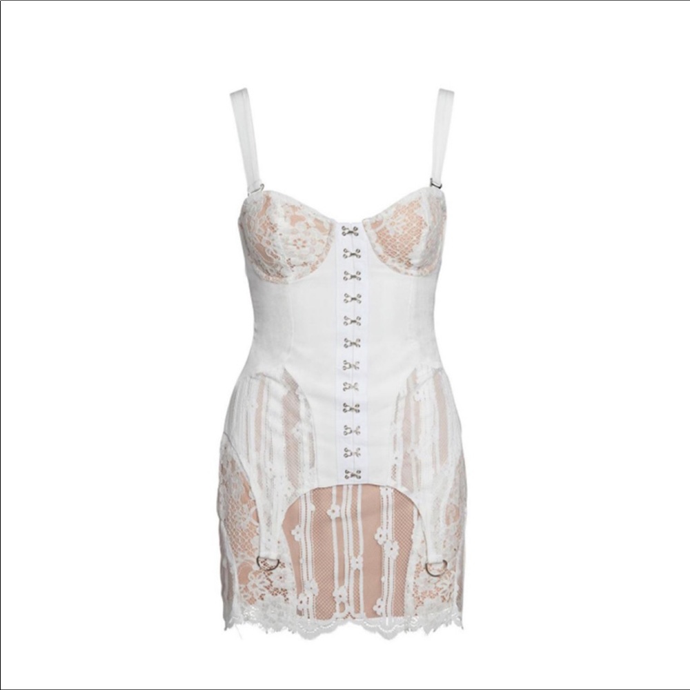 🌸Summer Sale🌸 White Lace Garter Dress